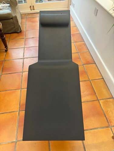 Vitra black chaise longue - vitra,