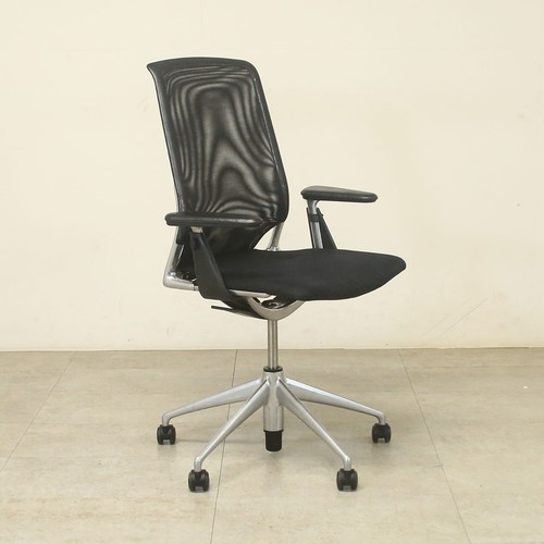 Vitra meda black mesh back - mesh,
